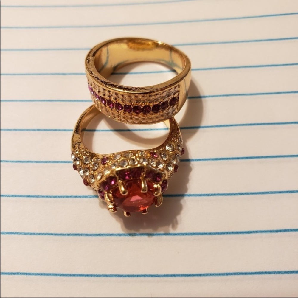 2 piece Red Ruby Ring - Picture 3 of 3